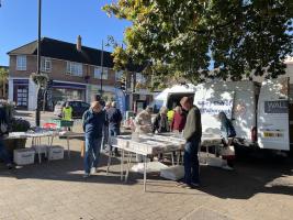 Rotary Saturday Morning Book Selling Service in Place Villerest, Storrington 